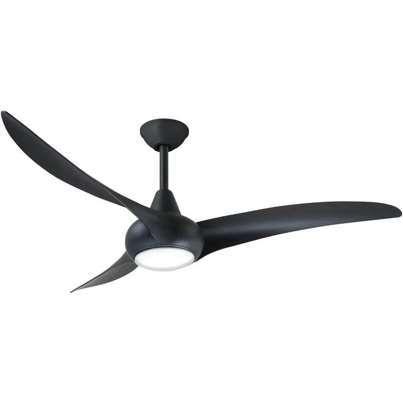 MINKA-AIRE F844-CL Light Wave 52 Inch Ceiling Fan with Integrated LED Light in Coal Finish