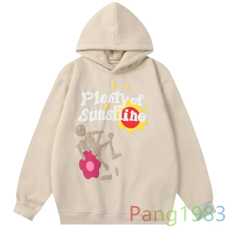 

Retro Kanye Cpfm Graffiti Printed Hoodie Men Women Suede Foam Letter SEASON 6 Pullover Casual Plush Hooded Sweatshirts