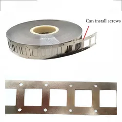 1m 32650 Battery Nickel Strip Connection Strip 2P No Welding Can Be Installed for DIY 32650 Battery Pack Connection Accessories