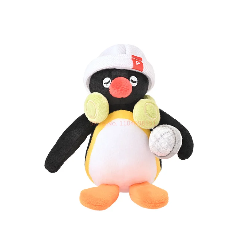 Pingu Plush Pendant Series Kawaii Penguin Doll & Accessories Gift Pack Lovely Plush Penguin Ornament Collection Cute Bag Toy