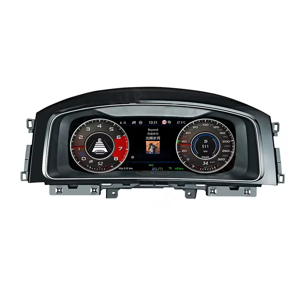 RoadNavi LCD Speedometer Car Instrument Cluster For CC Golf 7 GTI MK7 Passat B8 Digital Dashboard Panel