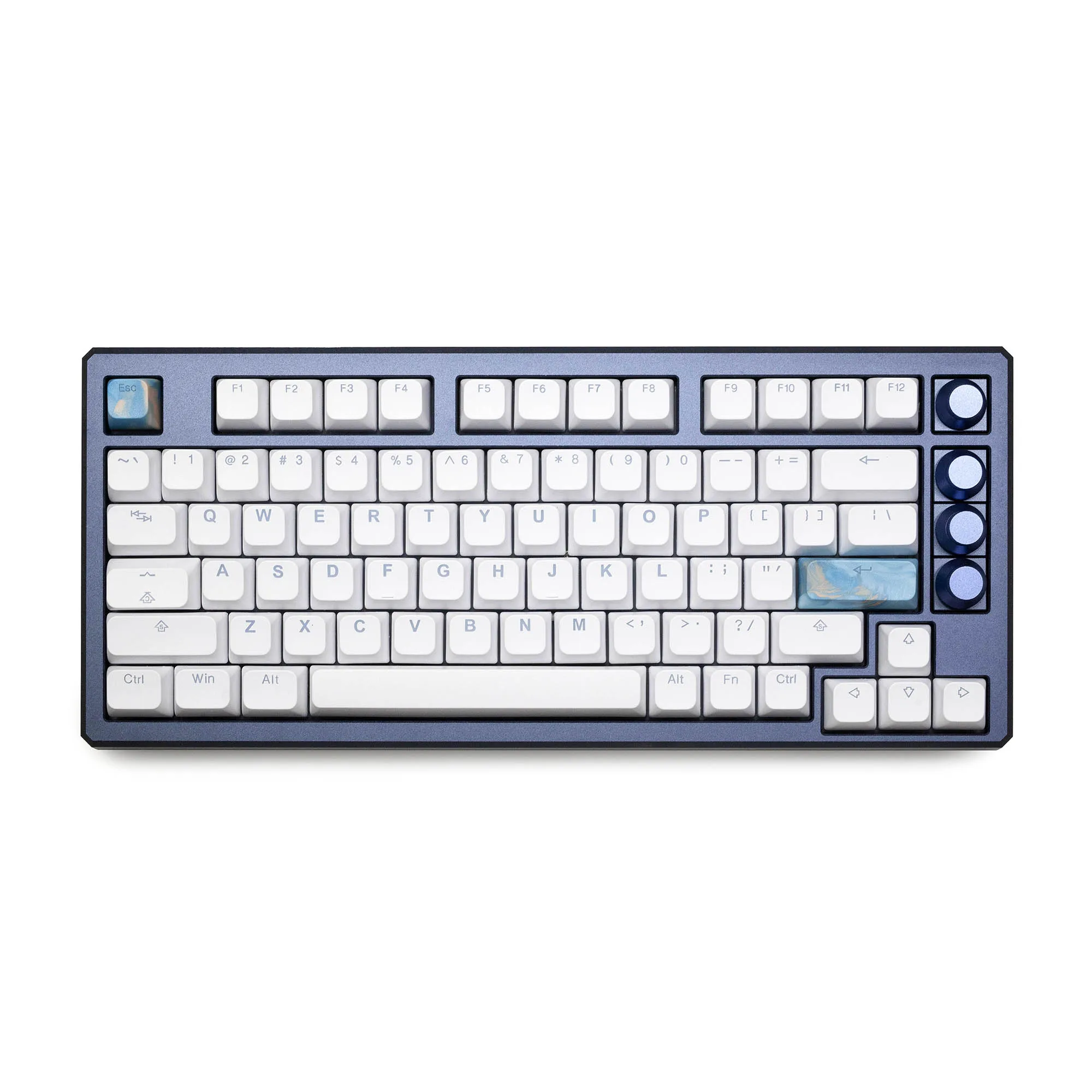 

Taihao BOBO White Keycap ABS Doubleshot Keycaps Bobo Profile for diy gaming mechanical keyboard For Made68 EV63 wooting 60he80he