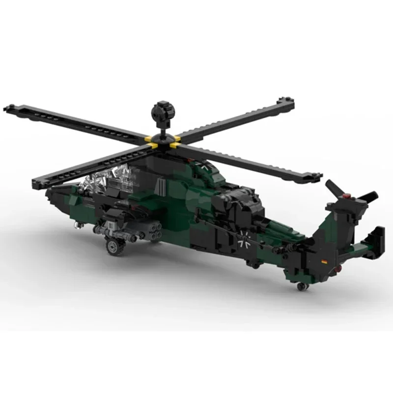 Aviões militares Model Building Bricks, Europeu Tiger Fighter, DIY Assembly Blocks, Natal Toy Presente, Montagem MOC, EC665