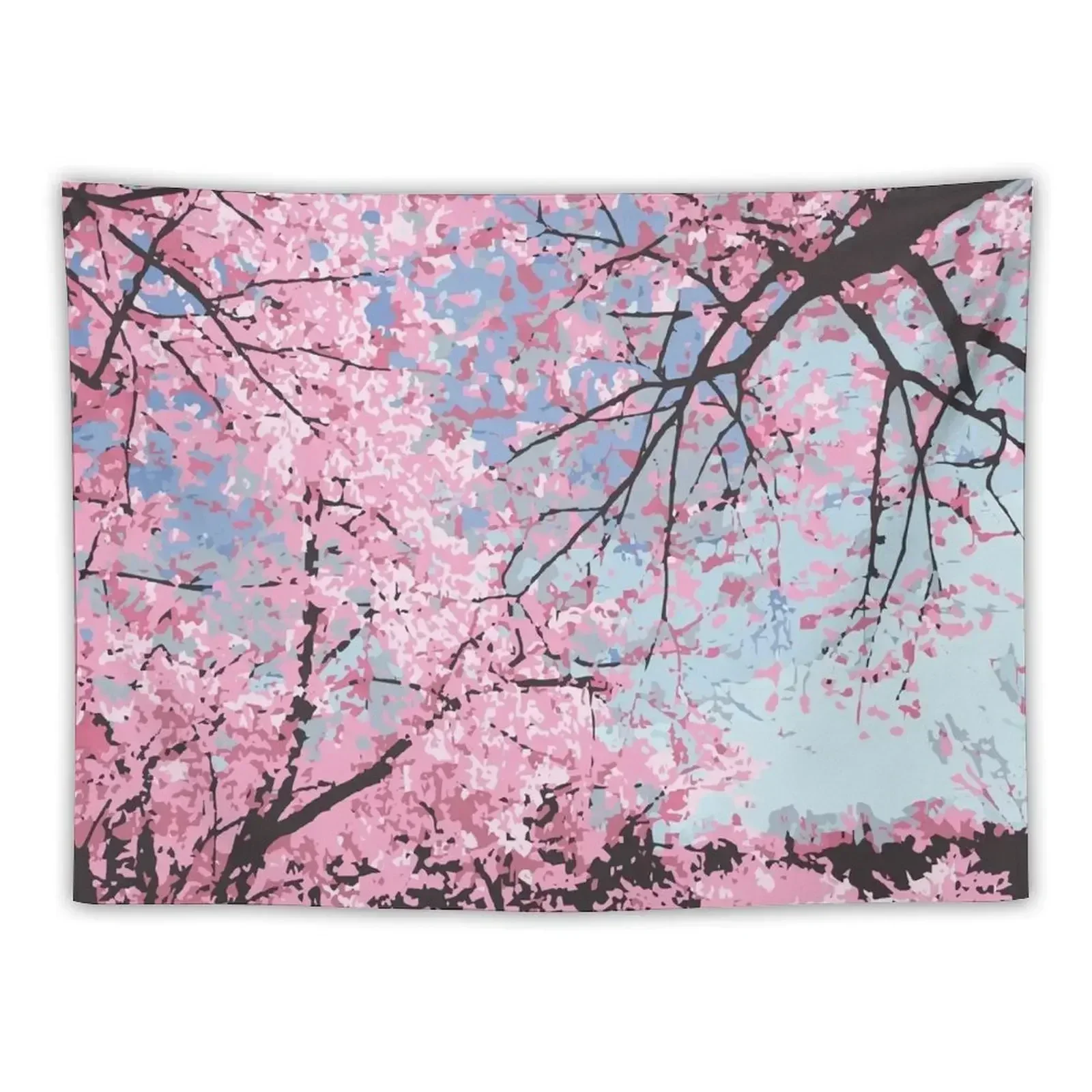 

Cherry Blossoms Tapestry Wall Carpet Bedrooms Decor Japanese Room Decor Tapestry