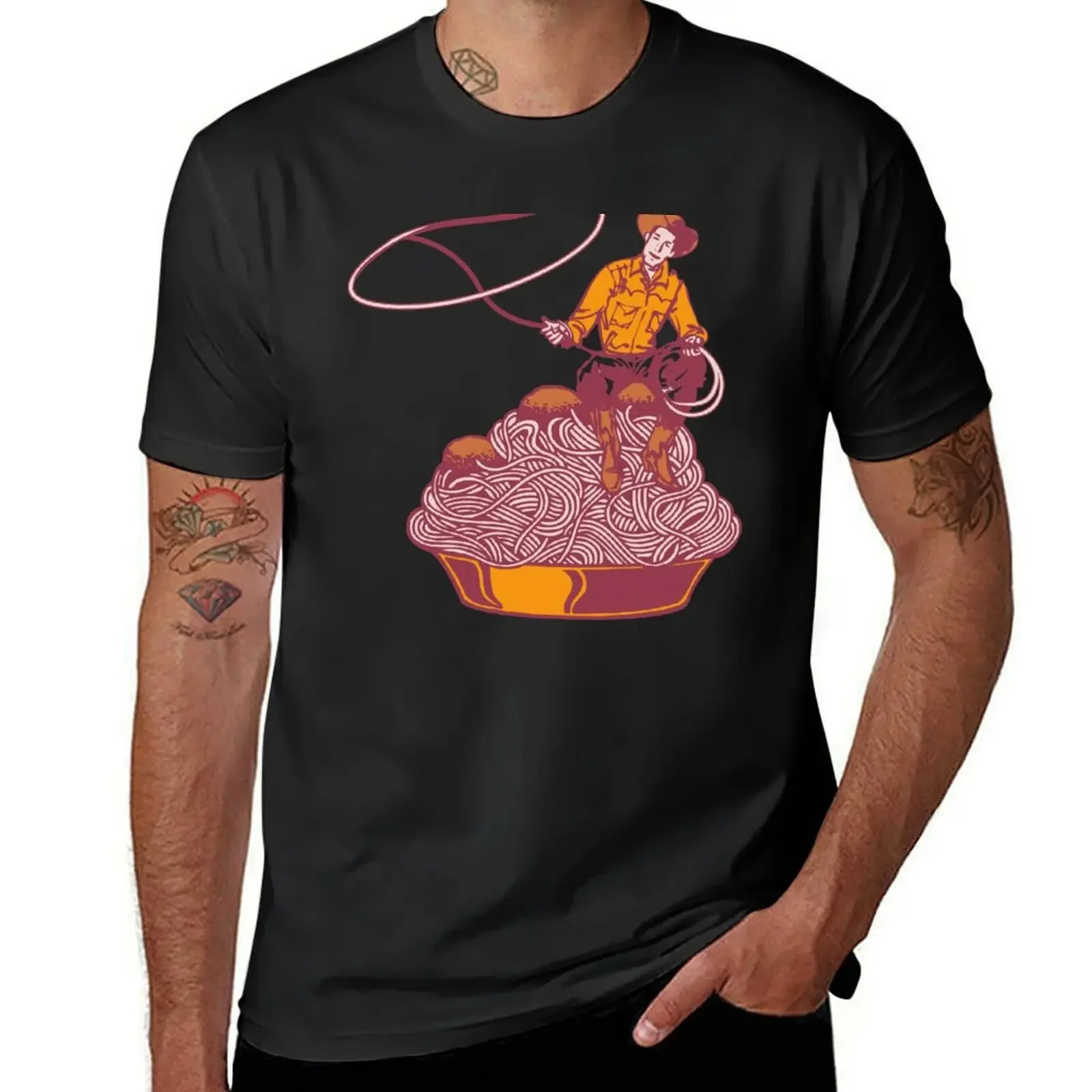 

Spaghetti Western T-Shirt summer clothes anime figures luxury designer men clothes