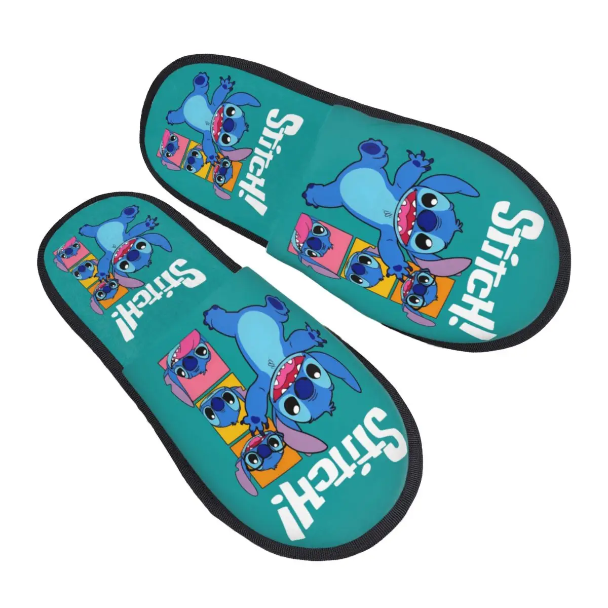 

Custom Stitch House Shoes Slippers Women Cozy Memory Foam Animation Slip On Hotel Slipper Shoes