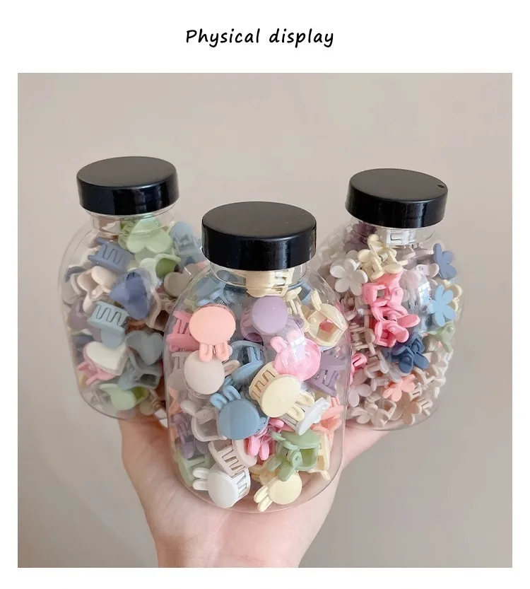 ดอกไม้เล็กๆสีสันสดใสเวอร์ชั่นเกาหลีคลิปหนีบผมขนาดเล็กเครื่องประดับผมเด็กน่ารักพลาสติกเจ้าหญิงฝ้าคลิปกิ๊บติดผมแบบเรียบง่าย