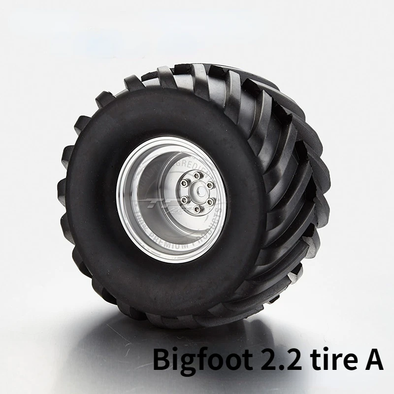 

TfL 2.2 Simulation Monster Truck Tire Set Metal CNC Wheel Hub Tianfulong Model Tire Tire Accessories