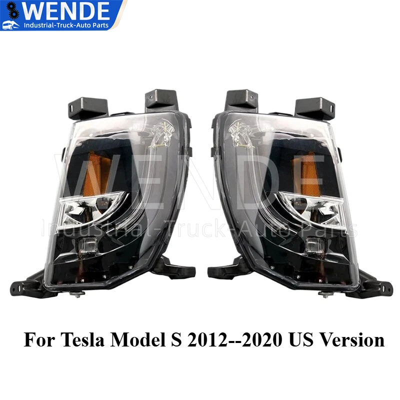 

Pair/Left/Right OEM 19-6249-00 6005914-00-I LED Front Bumper Fog Lamp Assembly For Tesla Model S 2012--2020 US Version