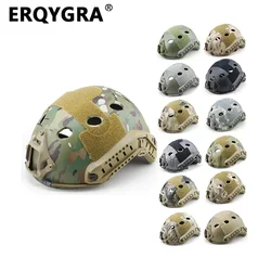 ERQYGRA casco rápido de alta calidad protector Paintball juego de guerra equipo de tiro táctico Multicam Airsoft accesorios de caza