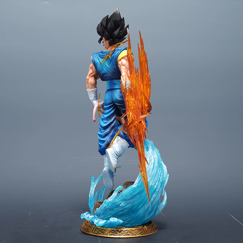 Figurka Vegetto 38 cm Dragon Ball Super Saiyan Vegetto Figurka Akcji Statuetka GK Model Kolekcja Lalek Dekoracja Zabawki Prezenty