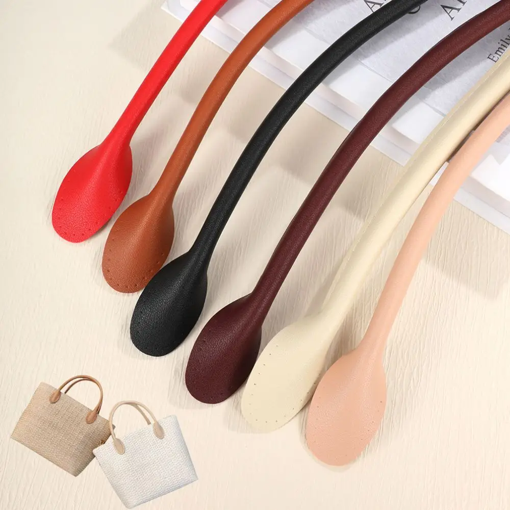 1 Pair 32CM Short Accessories For Handbags PU Leather Handbags Handles Replacement Bag Belt Band Replacement Bag Strap Parts Hot