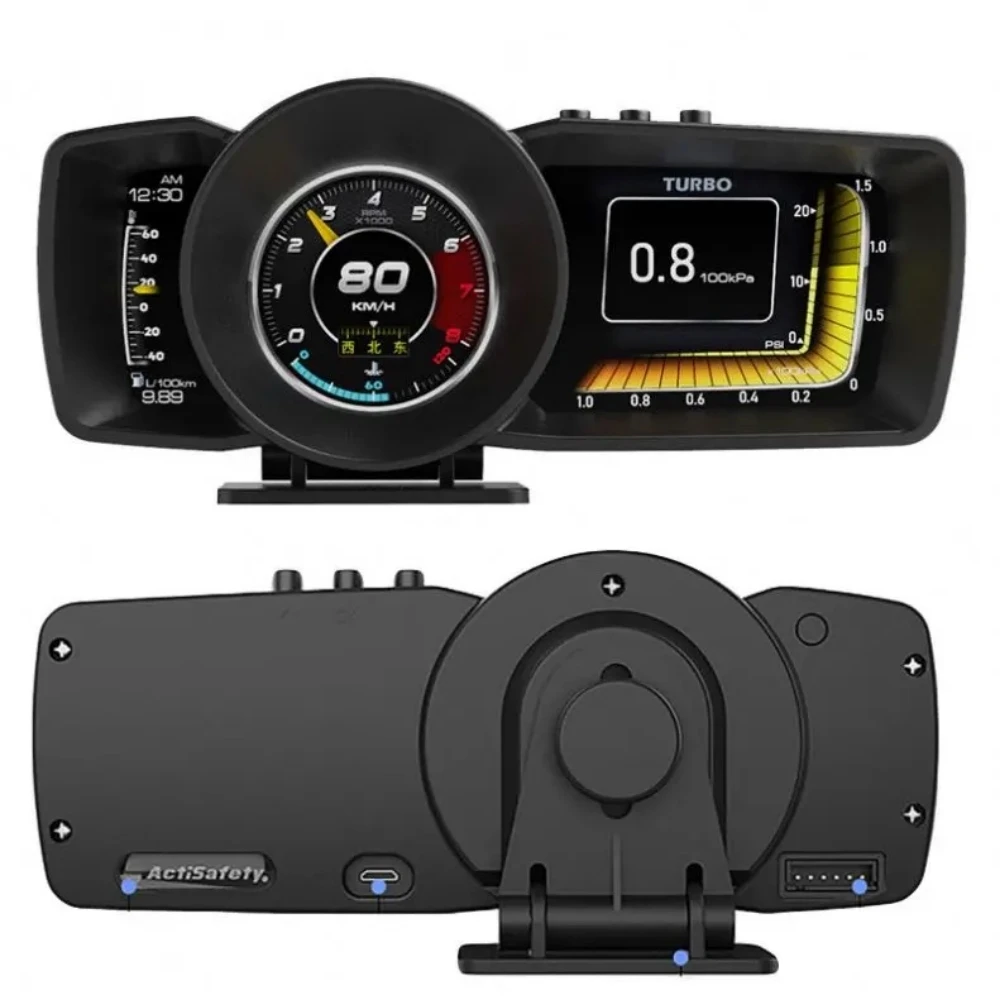 A600 Head Up Display Auto Gauge HUD GPS + OBD System tachimetro per Computer per Auto con Display LCD accessori elettronici per Auto