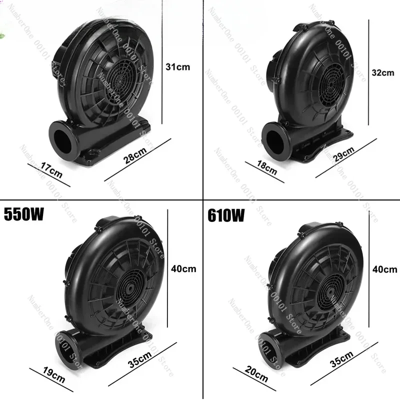 750W Brushless Air Blower Fan Centrifugal Fan Blower Turbo Blower For Inflatable Bounces House Bouncy Castle Barbecue