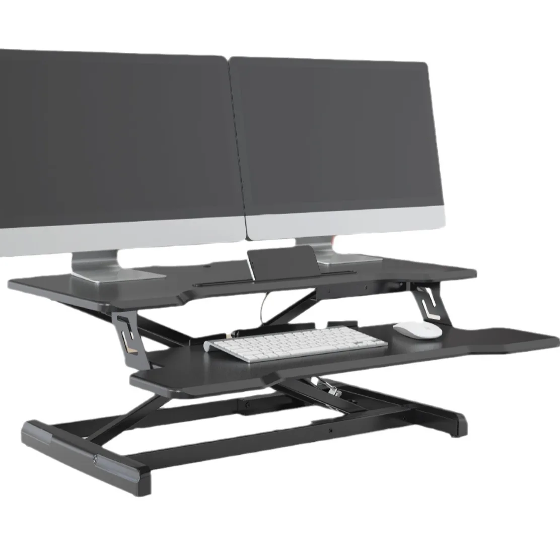 

Stand-up laptop lifting table, folding desktop desk, monitor raised frame, workbench table