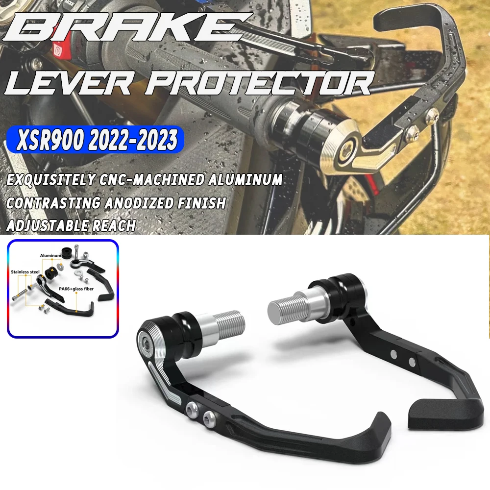 For Yamaha XSR900 2022-2023 (Non Mirror Version) Levers Guard Brake Clutch Handlebar Protector CNC Motorcycle Bow Guard