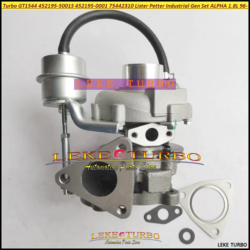 GT1544 452195 452195-5001S 75442310 Турбокомпрессор 452195-0001 для двигателя Lister Petter Industrial Gen Set 1996-ALPHA 1,8 л