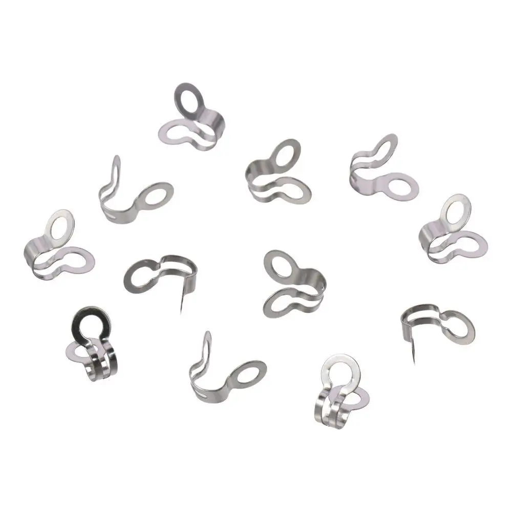 100Pcs/Bag High Quality 2mm 3.0/3.2mm 4.0/4.5mm Ball Chain Connectors 304 Stainless Steel Silver Tone Double Ring Link Clasp