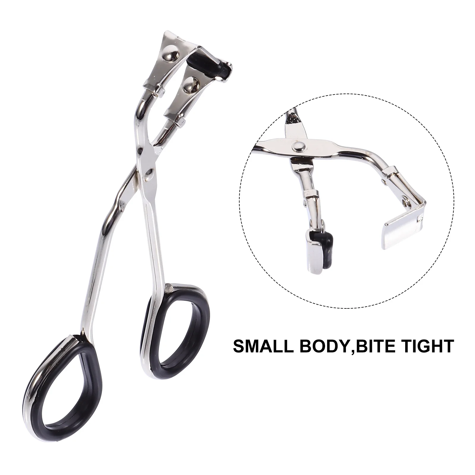 

3Sets Eyelash Curler Silicone Iron Material Portable Lightweight Travel Essential for Effective Lash Curling Comfortable Grip