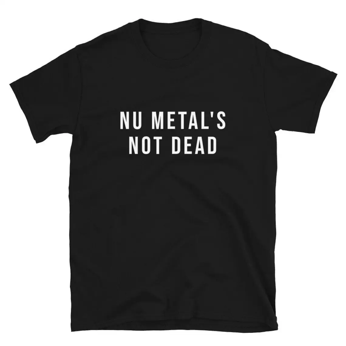 

Футболка унисекс Nu Metal's Not Dead, повседневная мужская футболка с круглым вырезом и коротким рукавом