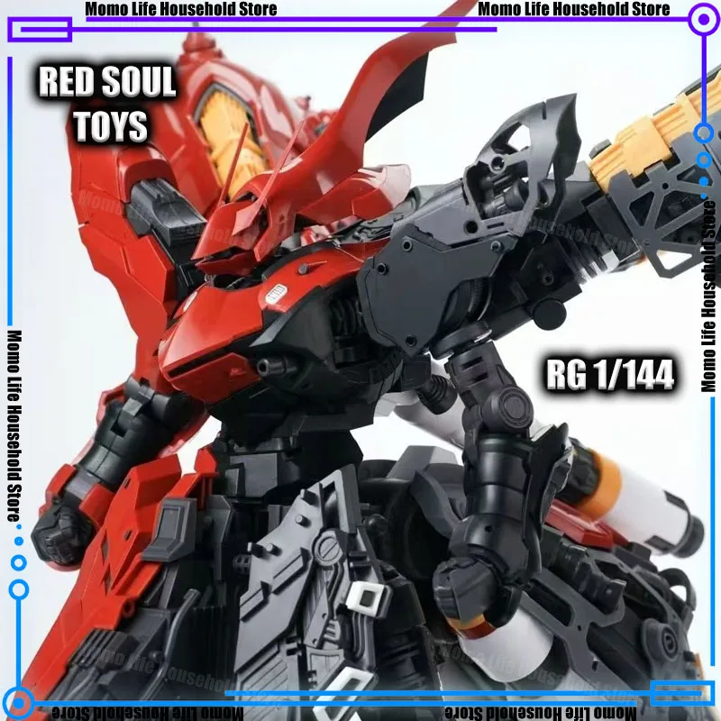 Новые RED SOUL TOYS RG 1/144 NIGHTHAWK SPEC II Наборы моделей в сборе Пластиковый скелет Аниме Фигурка Робот Пластиковая модель игрушки Новые RED SOUL TOYS RG 1/144 NIGHTHAWK SPEC II Наборы моделей в сборе Пластиковый скелет Аниме Фигурка Робот Пластиковая модель игрушки