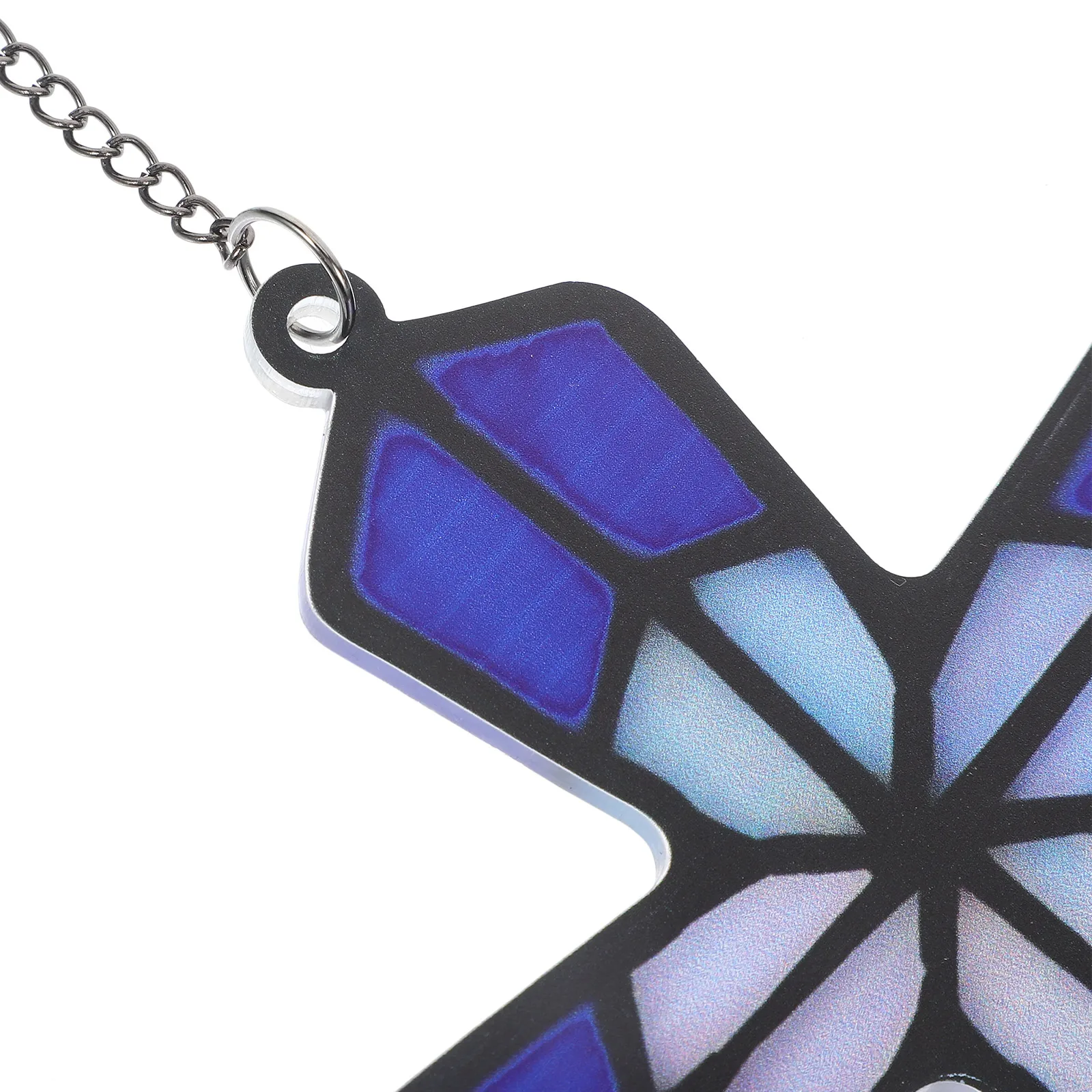 

Acrylic Wall Cross Hanging Decor for Home Window Door Porch Balcony Room Bedroom Study Religious Cross Adornment