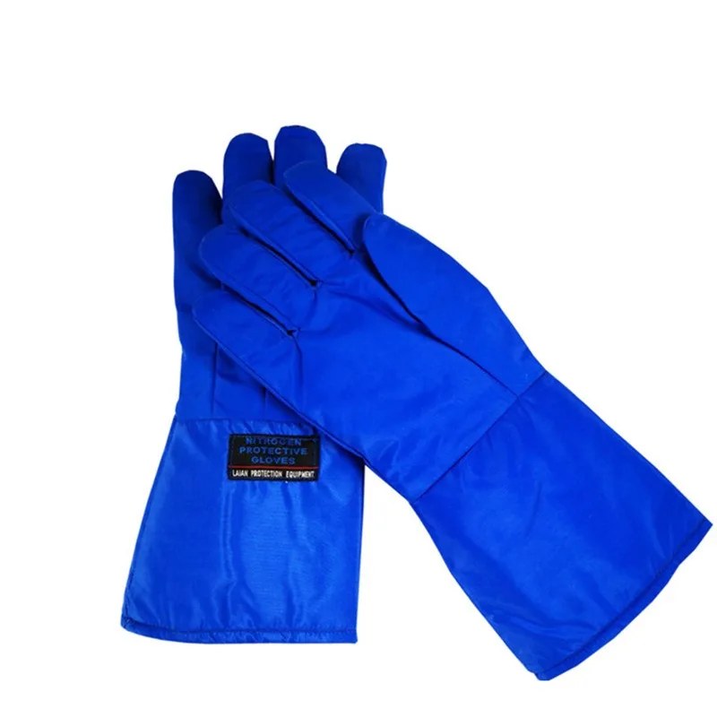 -360 ℃ Guantes criogénicos Guantes de trabajo anticongelantes para congelador criogénico de nitrógeno líquido