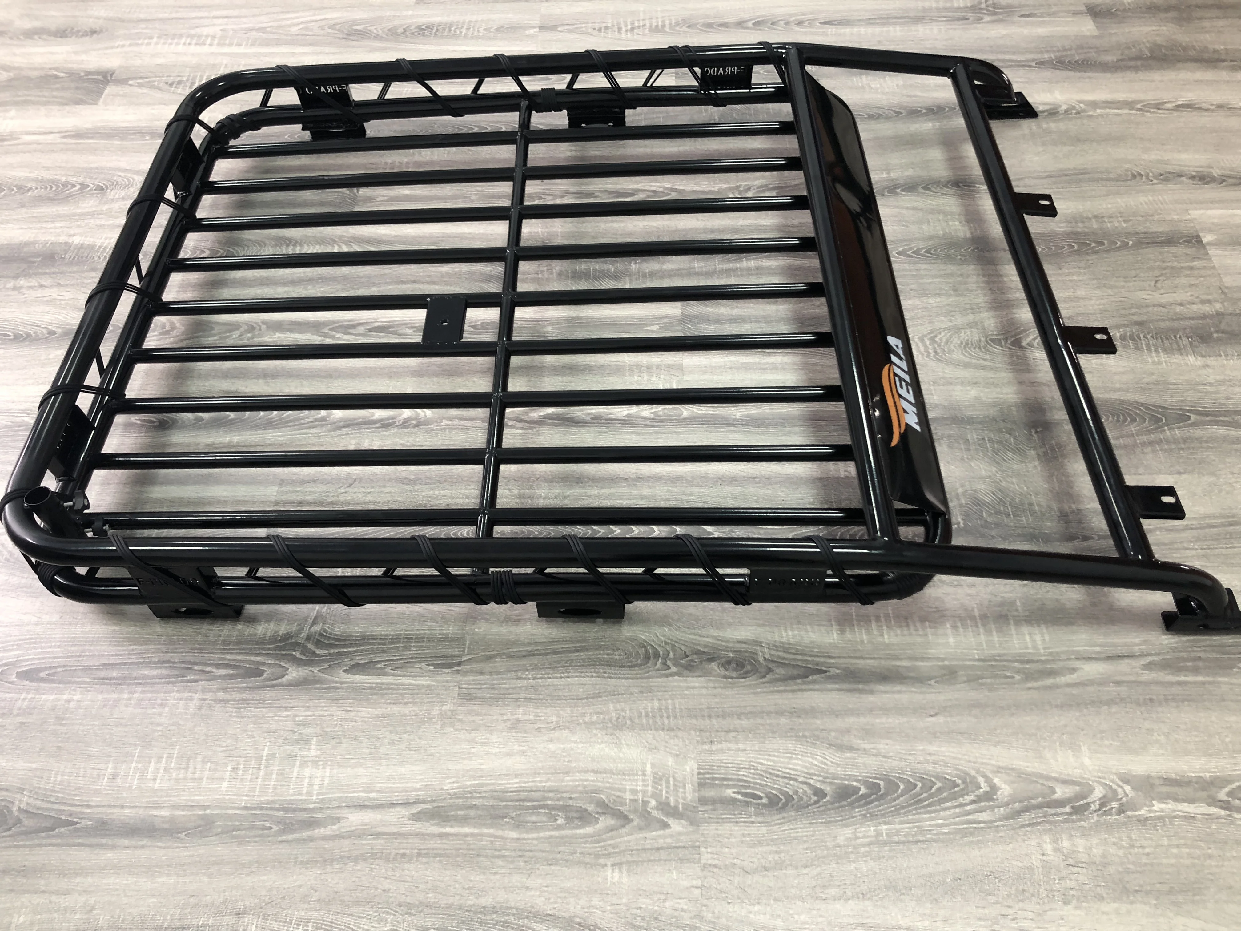 YH-E-008-A High quality 38mm thickness iron steel roof rack luggage rack carrier basket roof basket for Prado/Landcruiser/Patrol