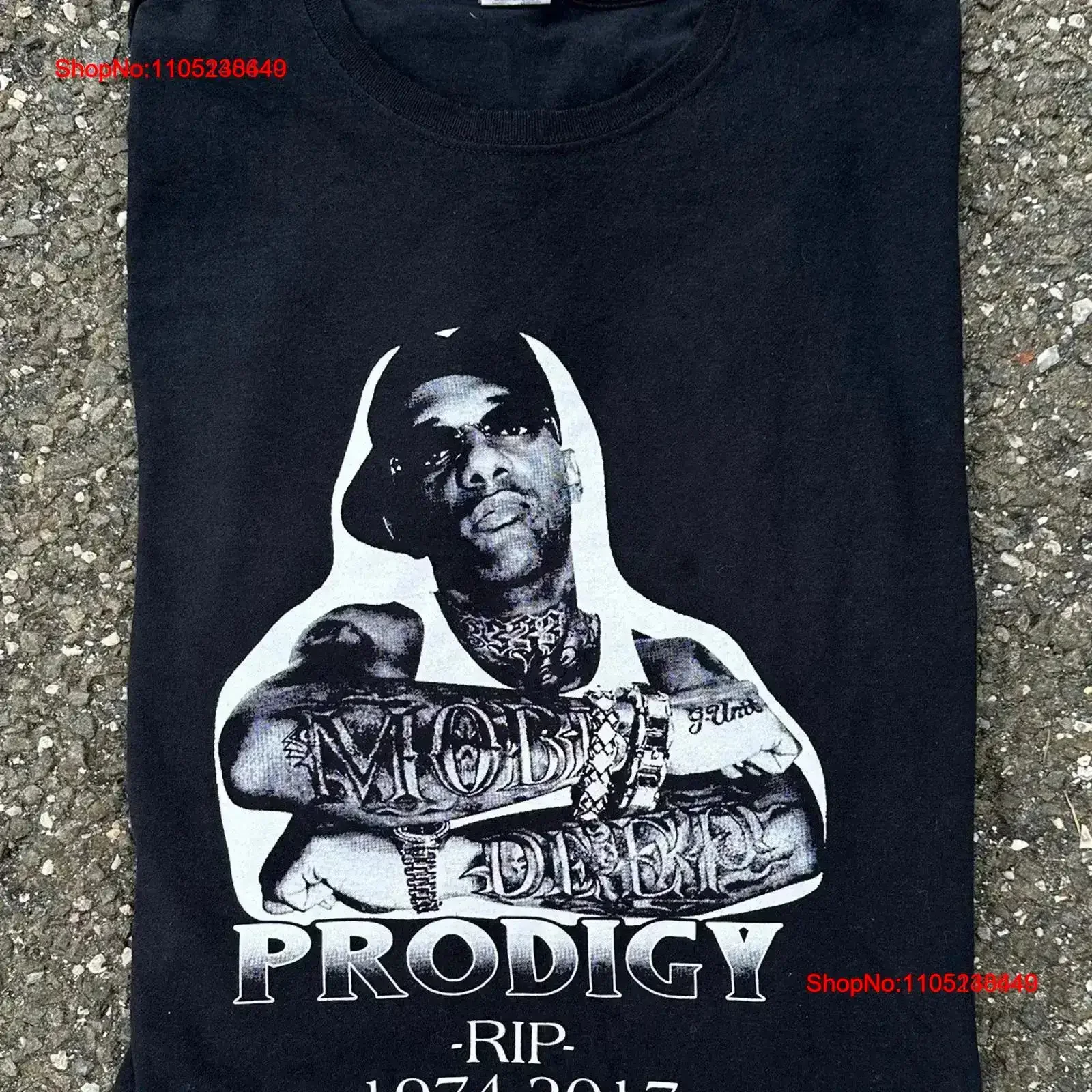 MOBB DEEP Prodigy RIP 2017 Rap T Shirt Mens 3XL MEMORIAL New York vintage Washed fashion designer clothes graphic Versatile