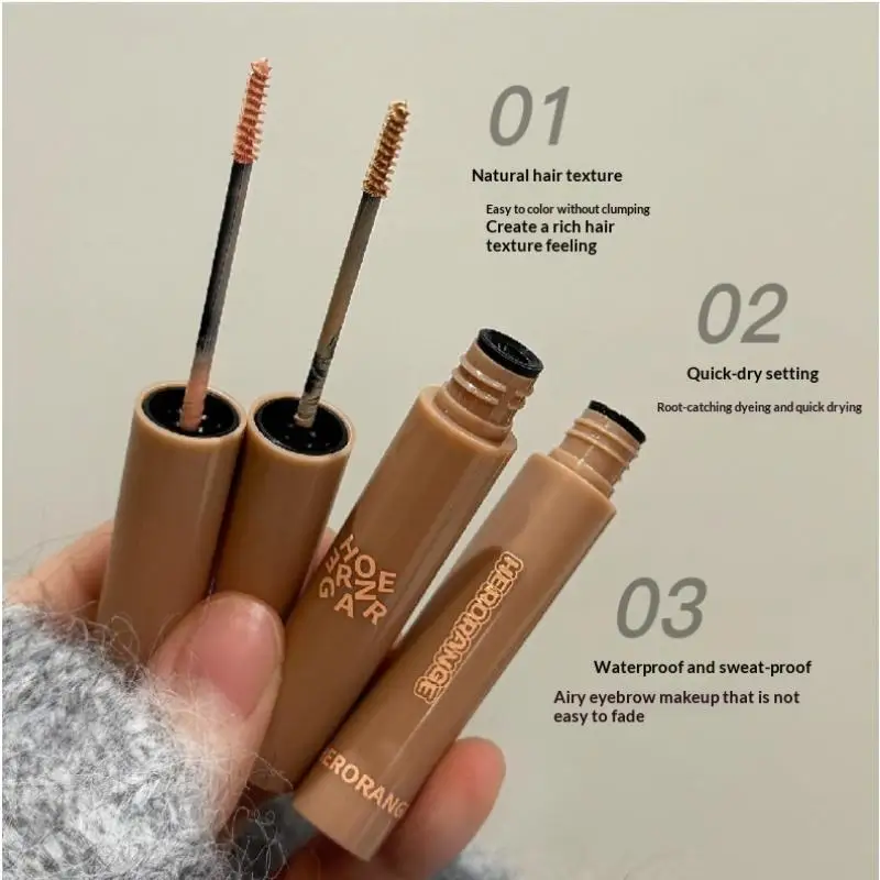 HERORANGE 3D Eyebrow Dye Cream Long Lasting Eyebrow Mascara Tint Sweat Proof Wild Brow Enhancer Cream Cosmetics Beginner