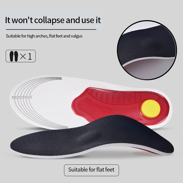 Wkładki żelowe Premium High Arch Support Płaskie stopy dla kobiet Mężczyźni Ortopedyczna poduszka tłumiąca ból stóp