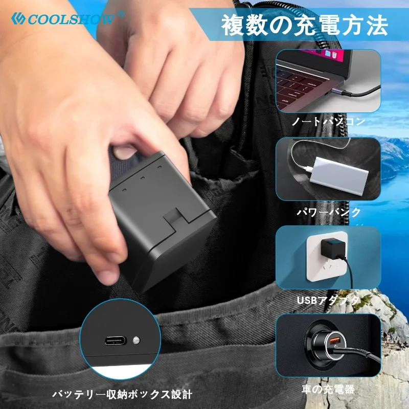 COOLSHOW Аккумулятор  для Gopro Hero 11, 10, 9, черный, 1800 мАч, для камеры go pro hero 11, hero 10, hero 9, аккумуляторы, зарядное устройство, аксессуары