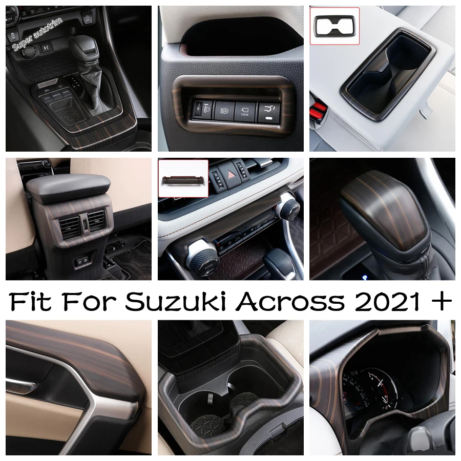 

Gear Shift Head / Middle Air AC Outlet / Water Cup Holder / Head Light Lamp Cover Trim ABS Accessories For Suzuki Across 2021