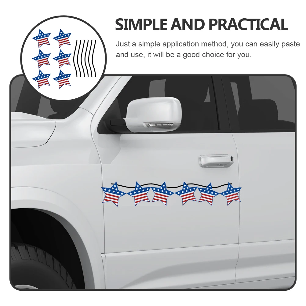 

1Set Independence Day Fridge Sticker Festival Refrigerator Adornment Practical Home Decor Independence Day Fridge Adorn