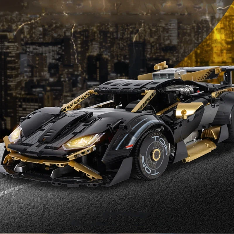 2519PCS 스포츠카 모델 빌딩 블록 장난감 STO 도시 레이싱 자동차 벽돌 데스크탑 장식품 컬렉션 소년 성인 선물