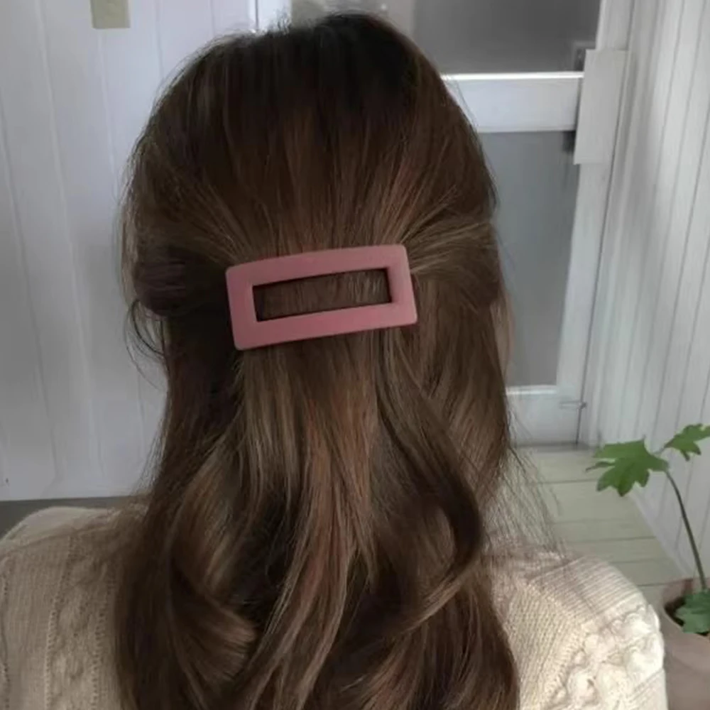 Clip per capelli a molla opaca coreana artiglio eleganti fermagli per capelli fermagli per coda di cavallo per le donne ragazze forcine accessori