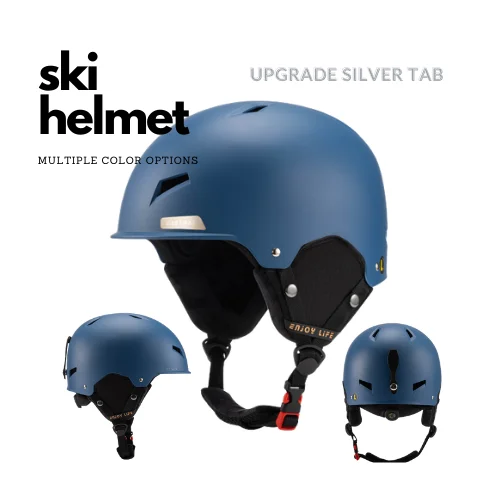 Bijgewerkte versie Silver Label Sneeuwsport Snowboard Skihelm Hoofdbescherming Aangepaste skihelm