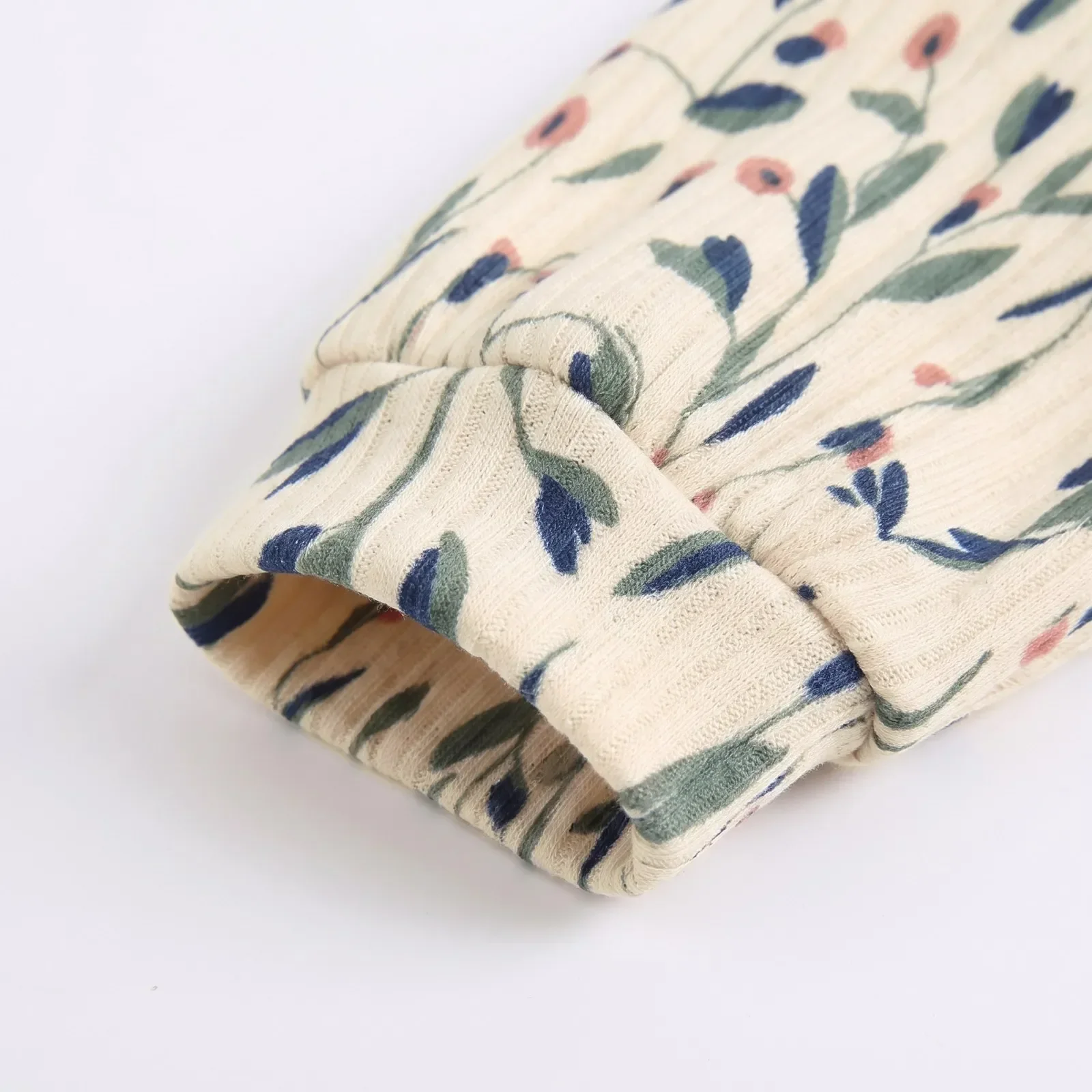 Herbstkleidung für Säuglinge, Blumenmuster-Strampler mit Stirnband, Prinzessinnen-Baby-Bodysuits – Detail 9