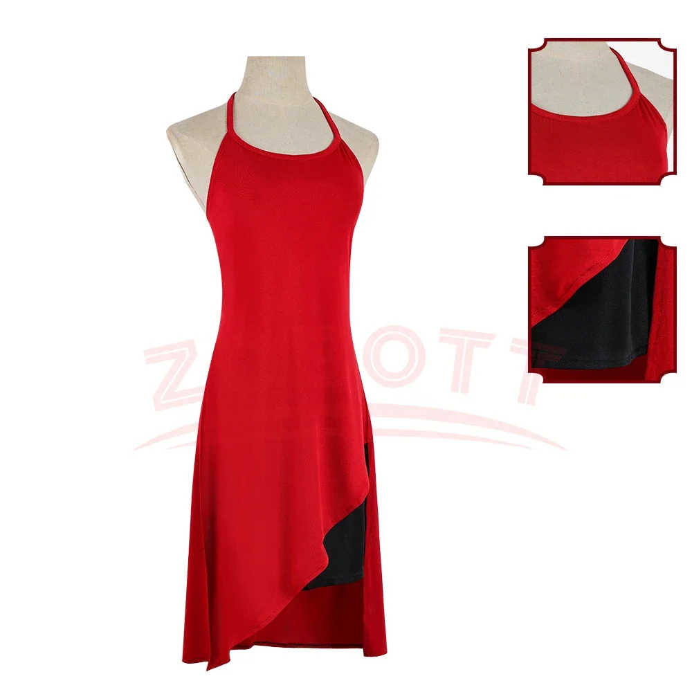 strapless open back dress Red Velvet Puff Sleeve Boston Mini Shift Dress main image 0