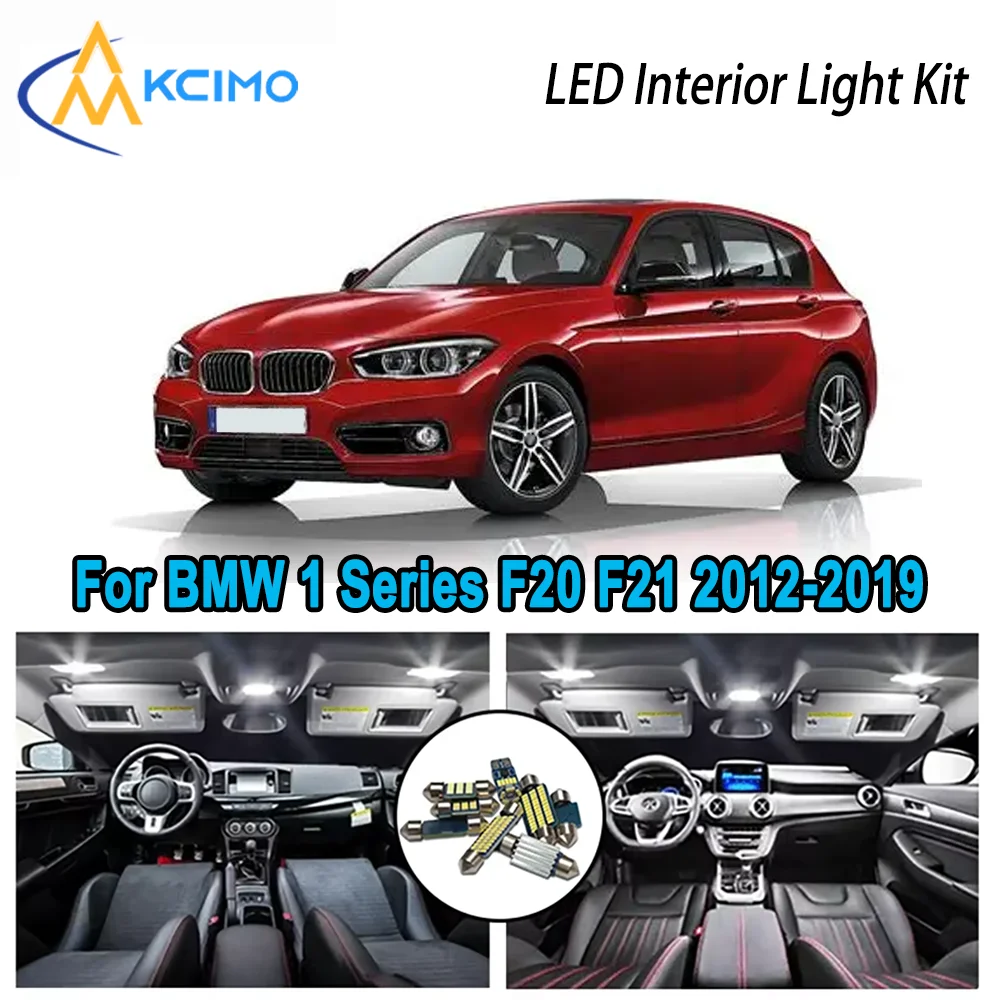 

High-Quality LED Interior Kit for BMW 1 Series F20 F21 116 118 120 2012-2019 Premium Error-Free Dome Map Trunk Automotive Lamps