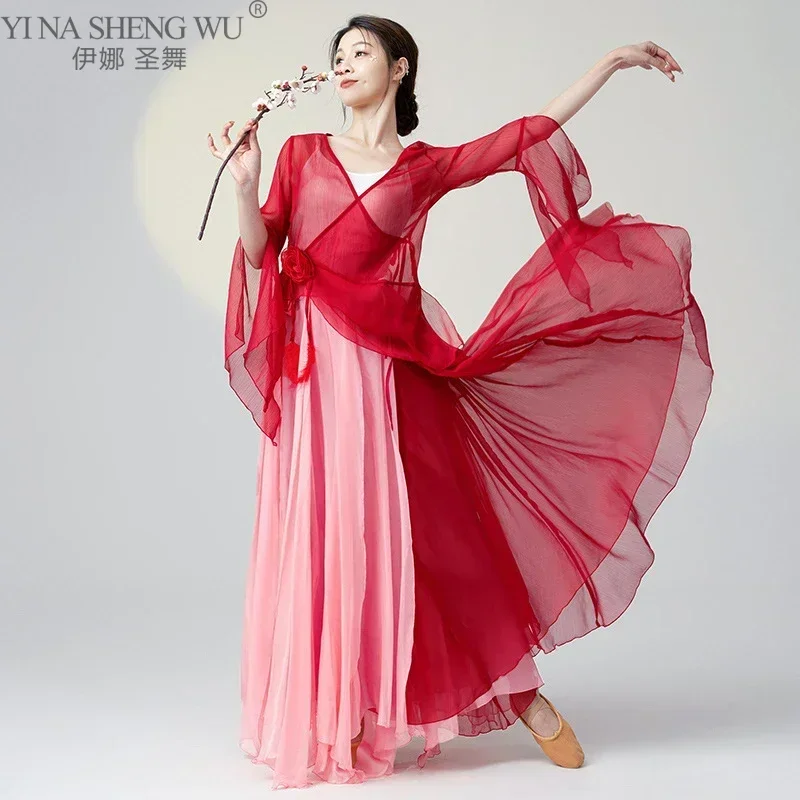 transparent-cardigan-classical-dancer-performance-show-outfit-chinese-dance-costume-women-elegant-flowy-gauze-top-long-sleeve
