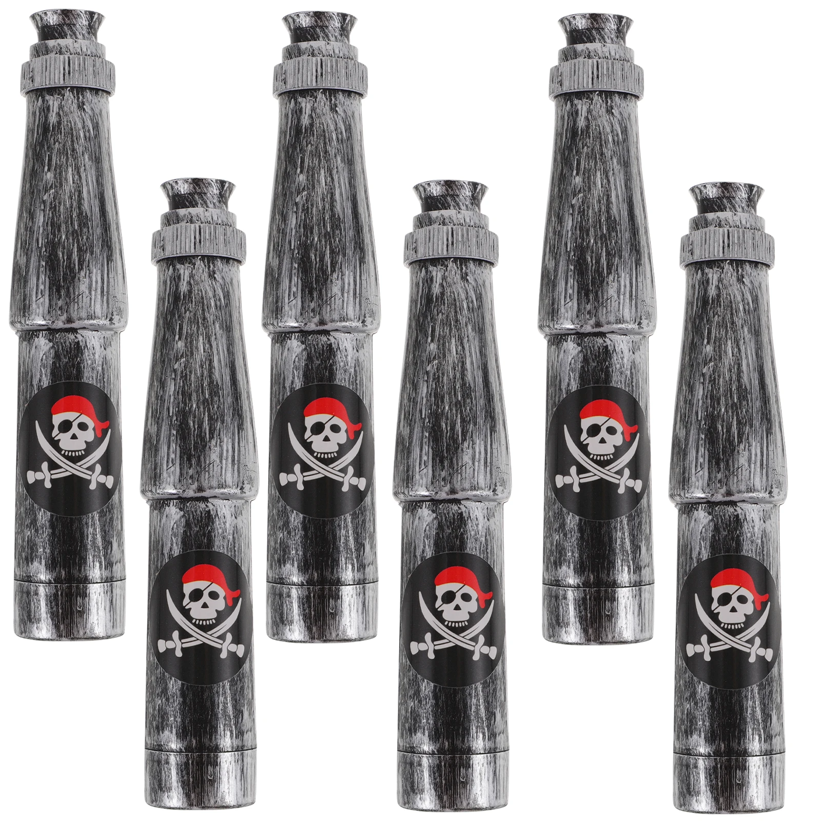 

6 Pcs Pirate Telescope Toys Costume Kids Prop Telescopes for Children Party Props