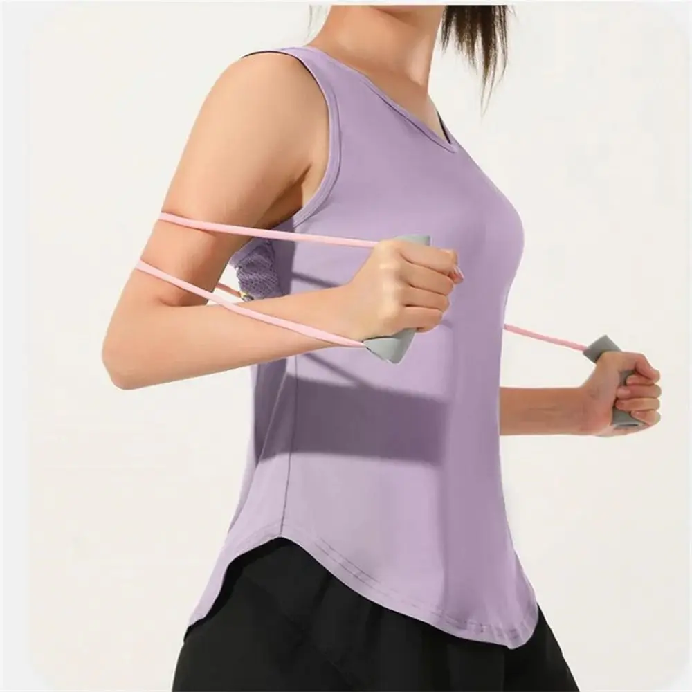 

Mesh Back Yoga Mesh Back Tank Top Quick Drying Hollow Out Running Sports Vest Breathable Stretch Workout Yoga Vest Yoga Practice