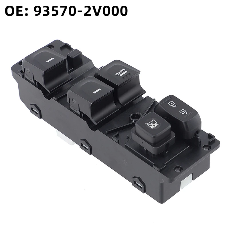 

OE: 93570-2V000 935702V000 Front Left Power Window Master Switch For Hyundai 2012-2017 Veloster