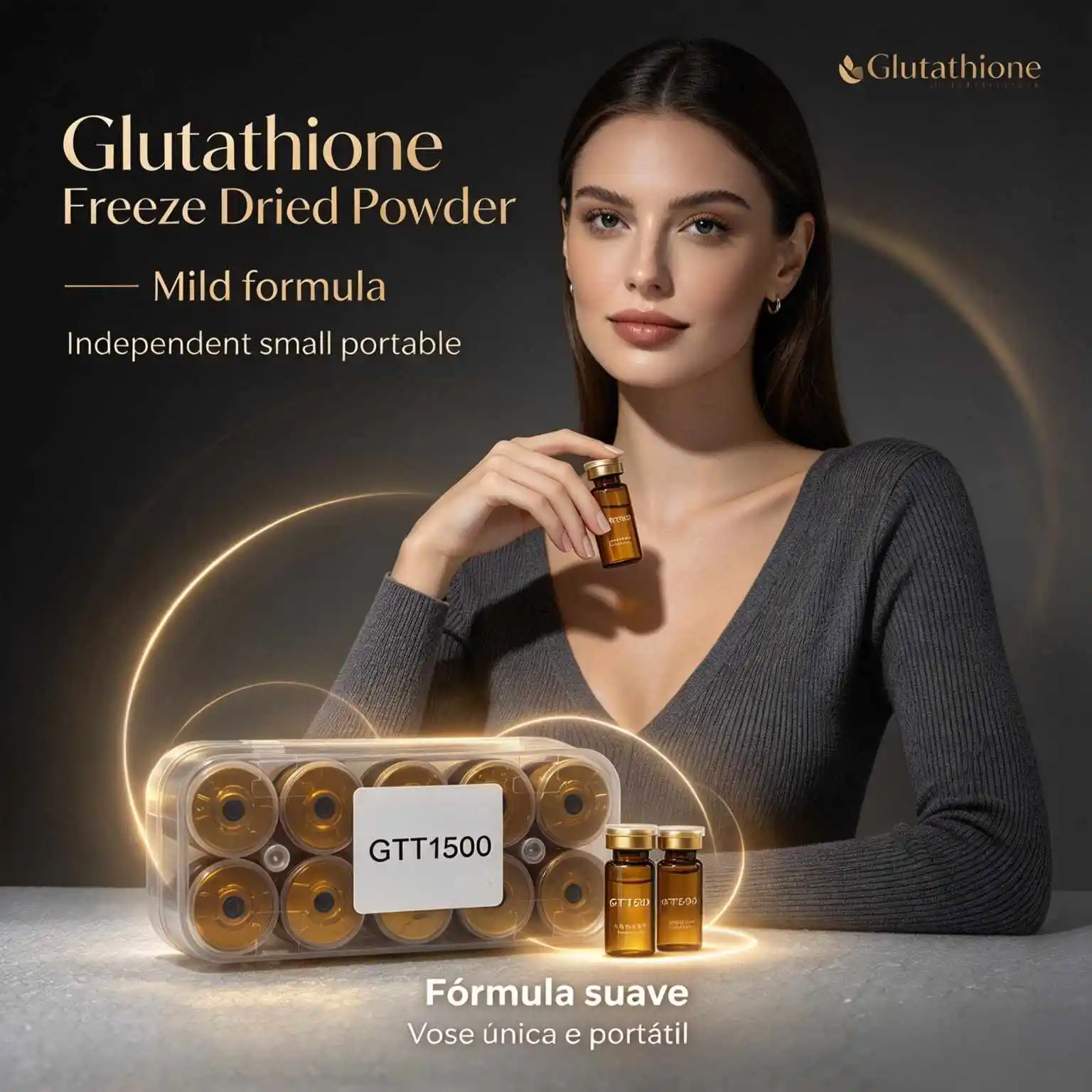 High-Quality  Freeze-Dried Powder, Repairs Skin Damage (Random Cap Colors, Production Date Subject to Actual Goods)