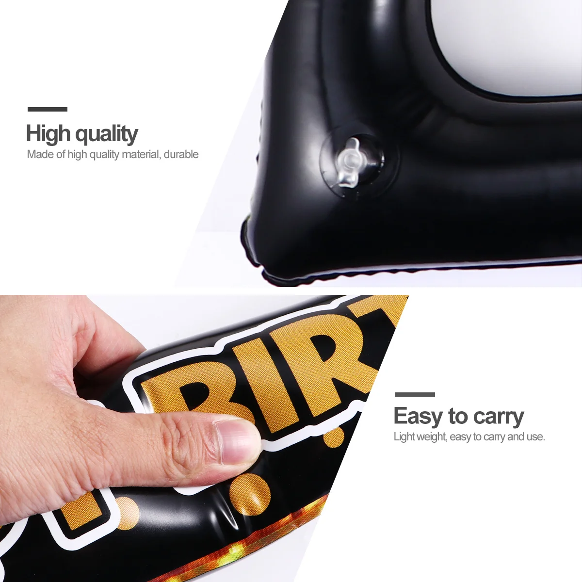 

Inflatable Photo Frame Birthday Party Supply Pvc Lightweight Festival Prop Masquerade Carnival Party Supplies For Age 16