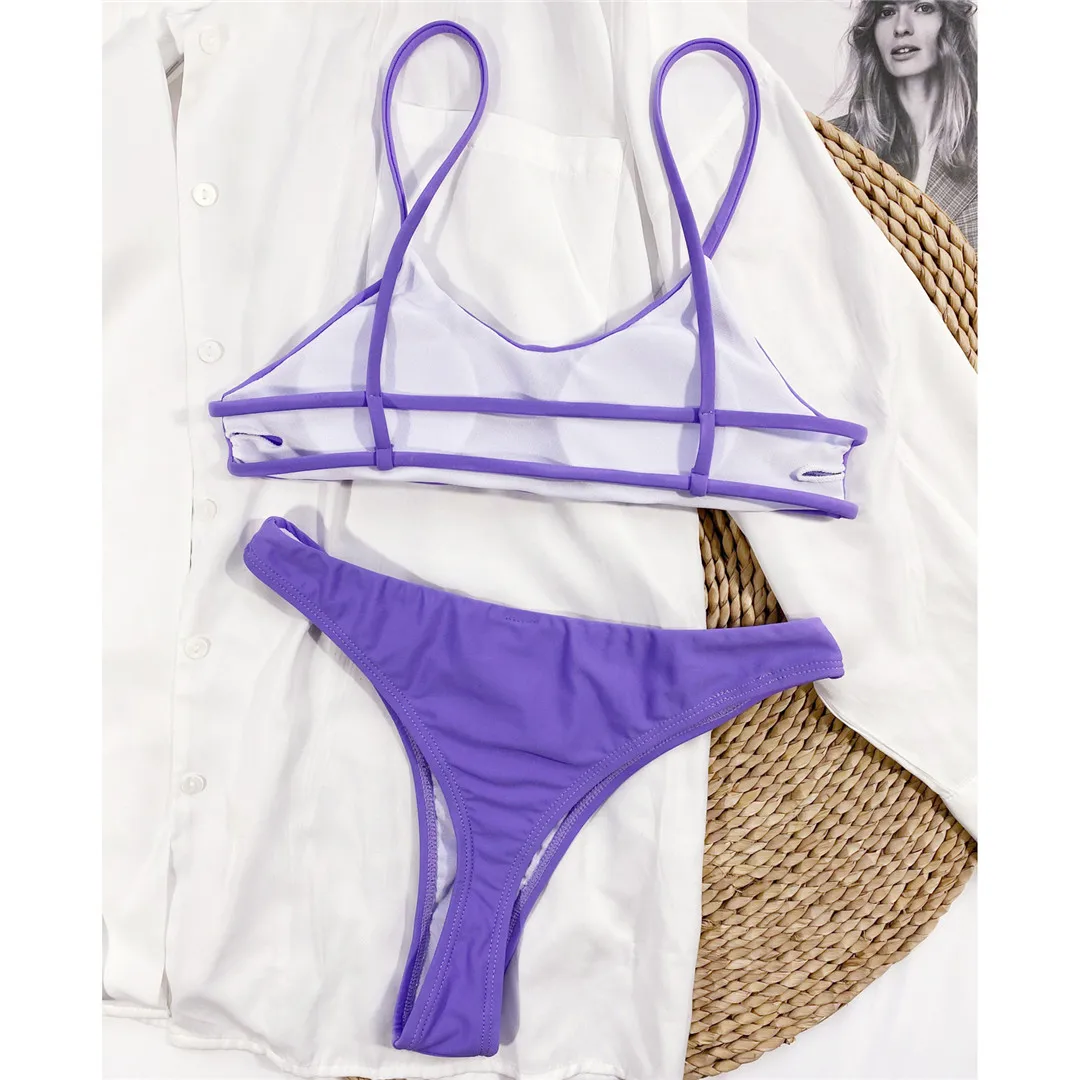 Neuer sexy Mini-Micro-String-Bikini, Damen-Badeanzug, zweiteiliges Bikini-Set, gepolsterter Badeanzug, Badebekleidung, Damen-Bikini V3077 – Detail 25