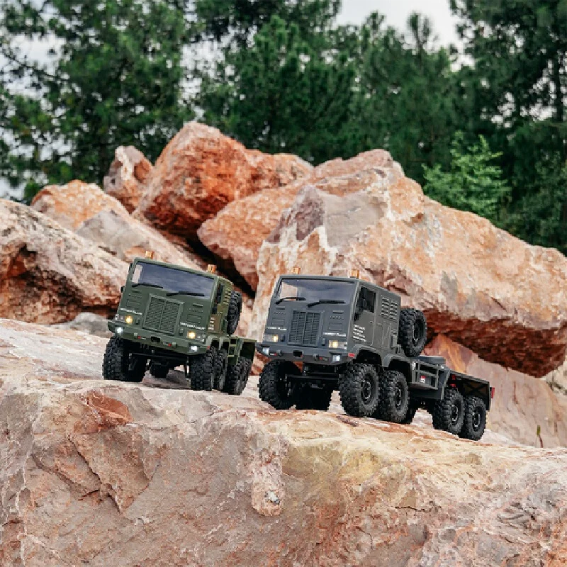 Hobby Plus 1/18 CR18P Explorer Simulation Remote Control Electric 8-Wheel Steering Climbing Vehicle Truck Off road Vehicle Model