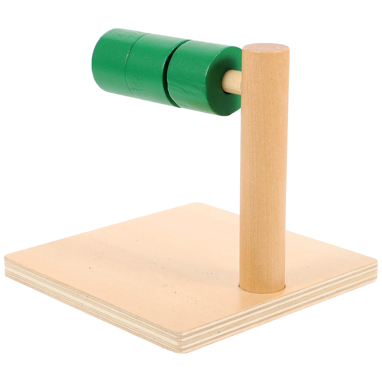 

Montessori Wooden Number Pull-Out Ring Early Learning Educational Sensory Game Discs On Horizontal Dowel Teaching Tool