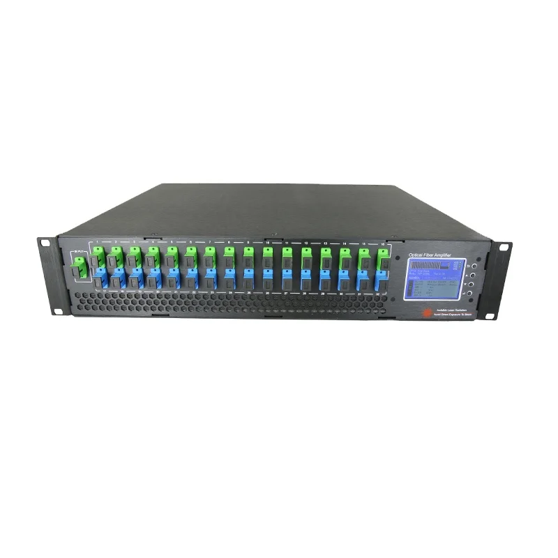 

Triple Play Factory Price GPON OLT Network PON WDM 1550 CATV EDFA 4 8 16 32 Output Port